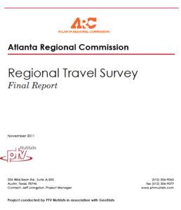 ARC – Regional Travel Survey